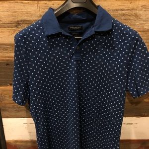 Blue luxury touch polo by Banana Republic
